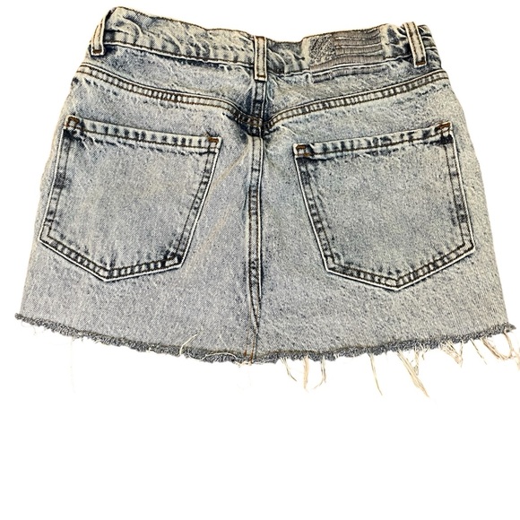 Revice Denim Light Wash Skirt - Picture 5 of 6